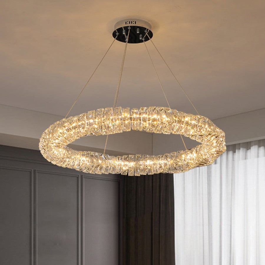 Bacci Crystal Ring Chandelier