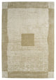 Hand Tufted Beige Wool Area Rug, 6'6"x9'9"