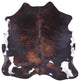 5' 5" X 5' 4" Natural Cowhide Rug C2393