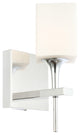 Chelsea 1-Light Bath/Wall , Opal Square Glass, Halogen G9