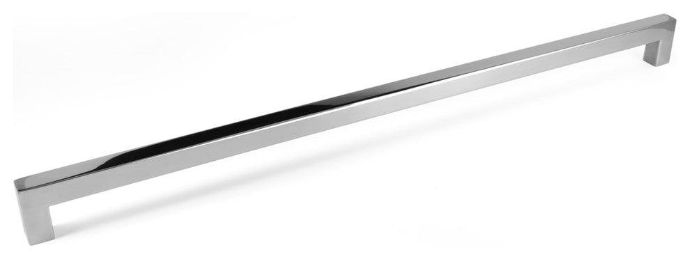 Celeste Square Bar Pull Cabinet Handle Polished Chrome Stainless 14mm, 17.75"