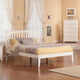 Mission Open Foot Bed, White, Queen