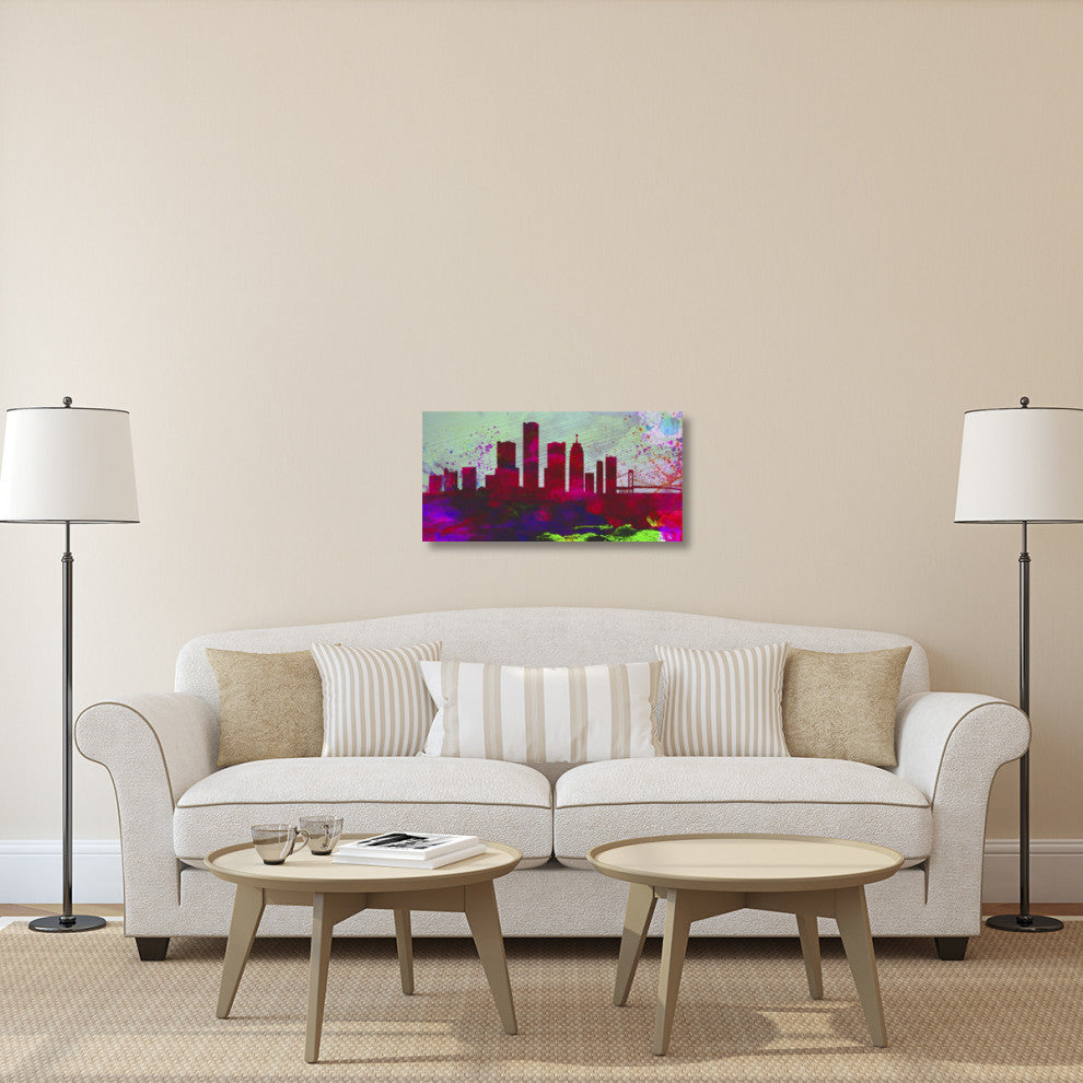 "Detroit City Skyline" Fine Art Print