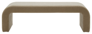 Safavieh Couture Caralynn Upholstered Bench, Light Brown