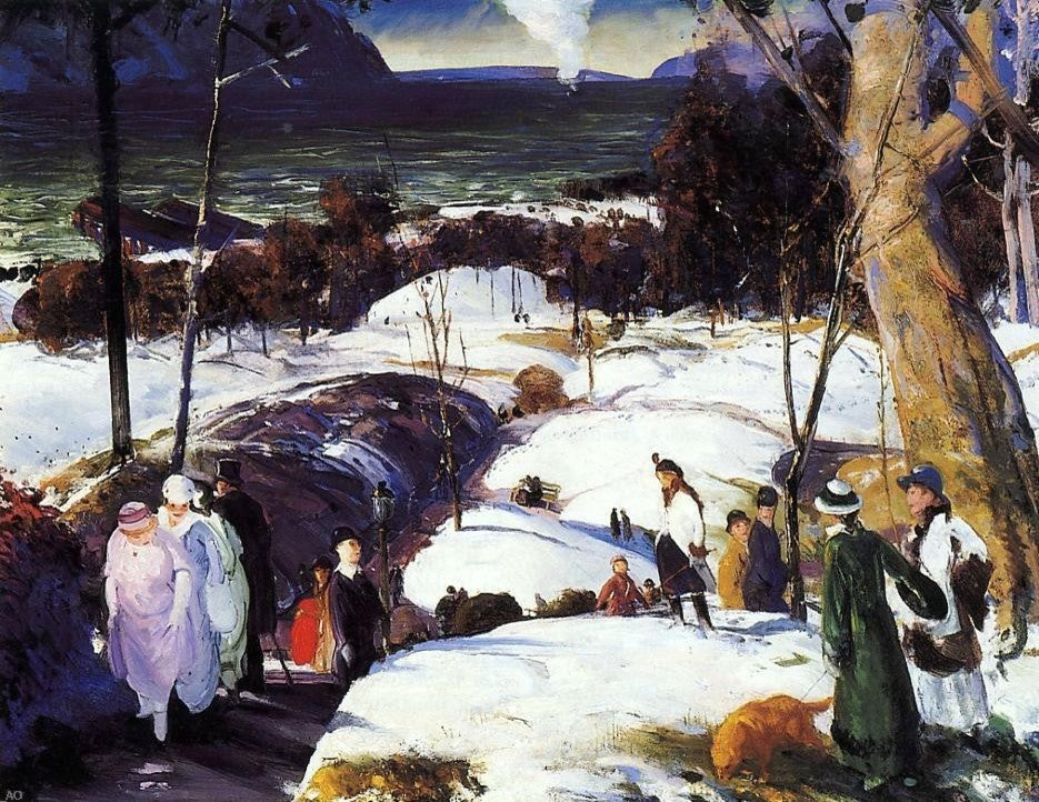 George Wesley Bellows Easter Snow Wall Decal