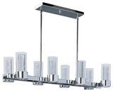Maxim Lighting Sync 8-Light LED Linear Chandelier, Polished Chrome - 20908CLPC