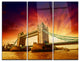 "Tower Bridge in Its Magnificence" Photo Metal Wall Art, 3 Panels, 36"x28"