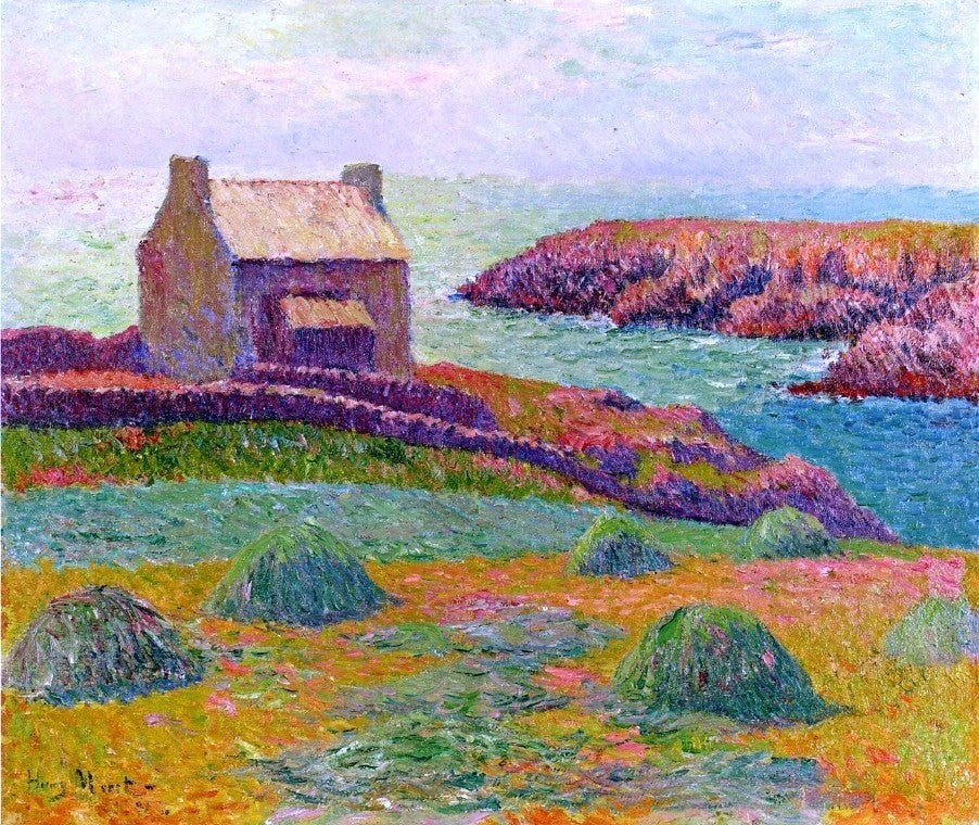 Henri Moret House on a Hill Wall Decal