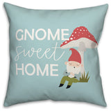 Gnome Sweet Home 2 16x16 Spun Poly Pillow
