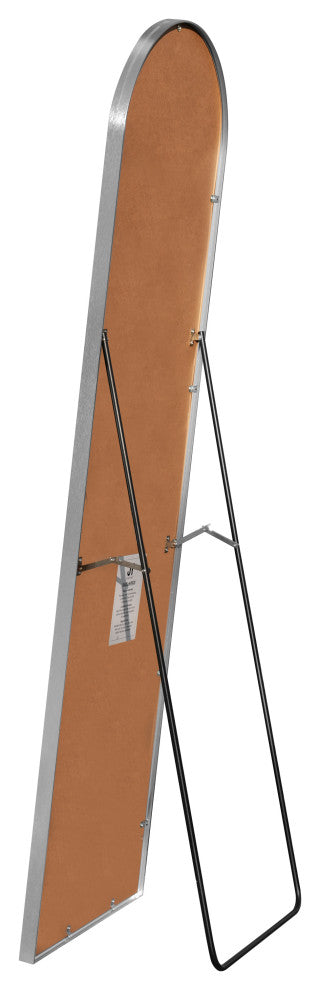 Adrian Large Arched Metal Framed Floor Full-Length Mirror