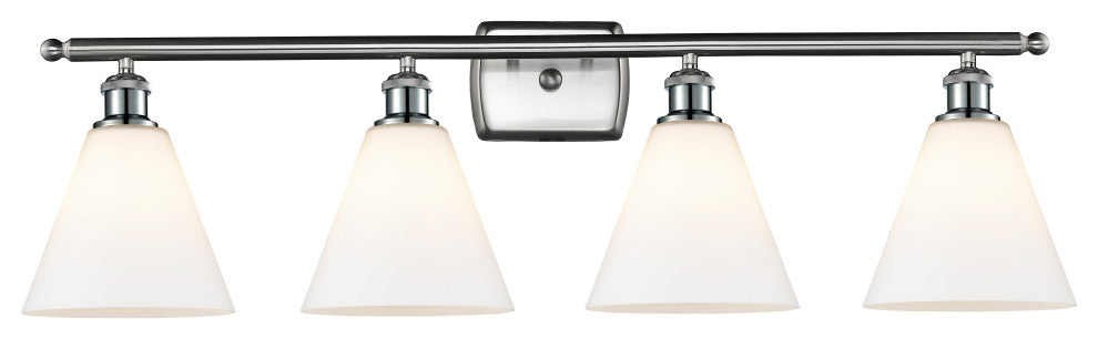 Innovations 516-4W-SN-GBC-81 4 Light Bath Vanity Light, Brushed Satin Nickel