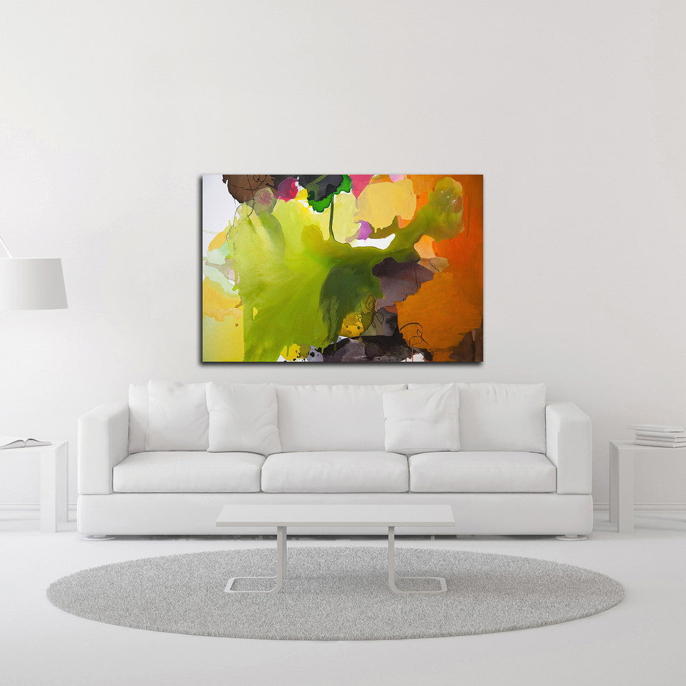 Leaf by Lina Alattar, Print on Canvas, 45"x30"