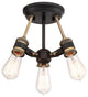 Miles Semi-Flush, Vintage Bronze