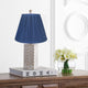 Softback Mushroom Pleated Lamp Shade, 5x9x7", Navy Blue, Single