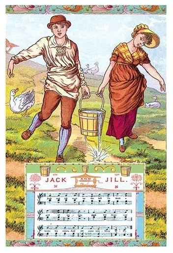Jack and Jill- Fine Art Giclee Print 24" x 36"