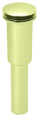 Umbrella Universal Lavatory Drain, Exposed, Polished Brass