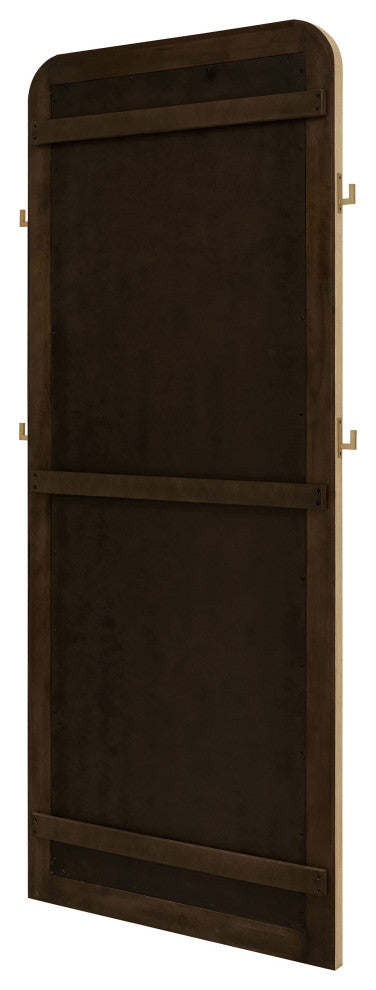 Arini Cane Weave Full Length Standing Floor Mirror Sand Wash