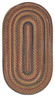 Capel Kill Devil Hill Multi 0210_900 Braided Rugs - 9' 2" X 13' 2" Oval