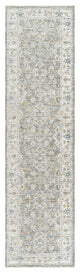 Surya Dresden DRE-2324 Machine Woven Area Rug, Gray, 2'7" x 10'