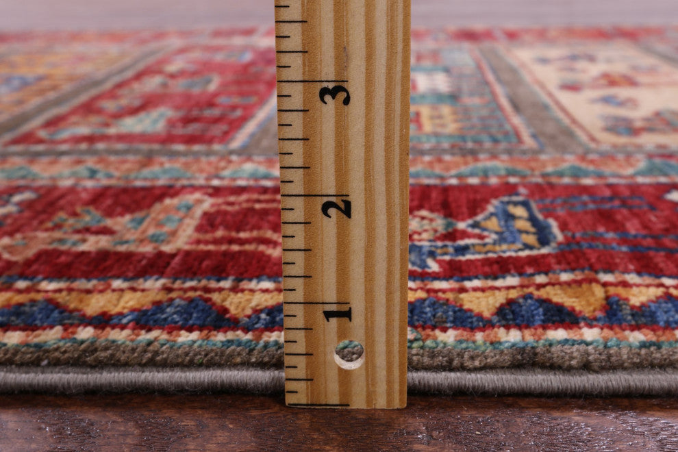 Runner Persian Gabbeh Tribal Hand Knotted Wool Rug 2' 10" X 9' 7" Q9961