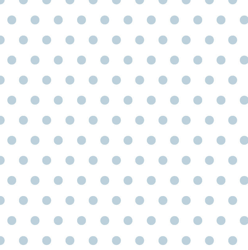 Soft Blue Polka Dot, 24x24, Laminated Vinyl