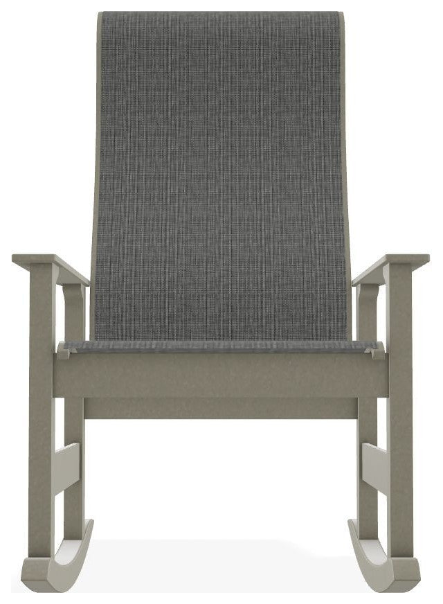 Leeward Sling Outdoor Supreme Rocker, Anchor/Storm