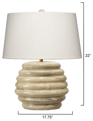 Soroban Mango Wood Table Lamp