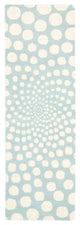 Safavieh Soho Soh766A Polka Dots Rug, Blue/Ivory, 2'6"x8'0" Runner