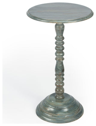 Butler Pedestal Accent Table, Artifacts