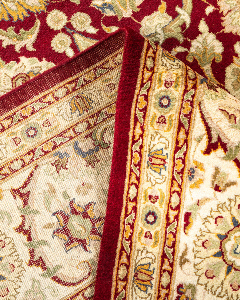 Bhavnagar, One-of-a-Kind Hand-Knotted Area Rug Red, 8'1"x10'5"
