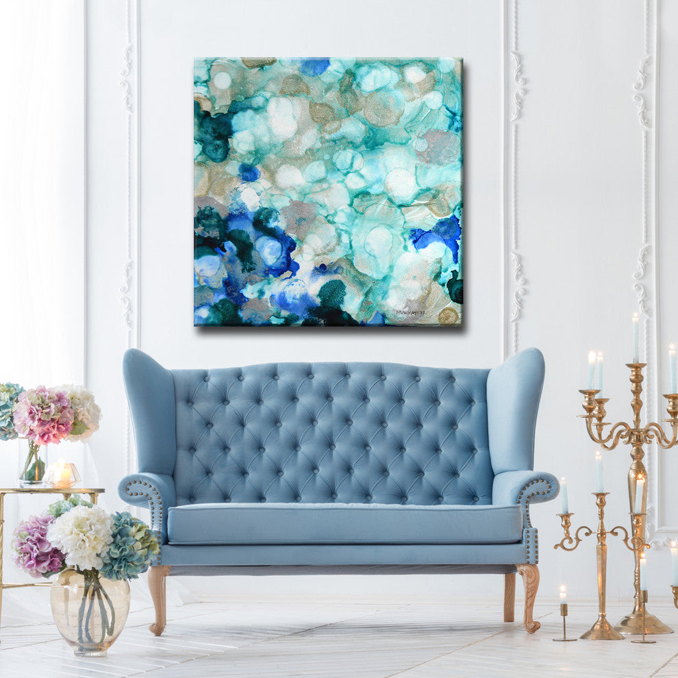 Ready2HangArt 'Mermaid Pearls I' by Norman Wyatt, 16"x16"