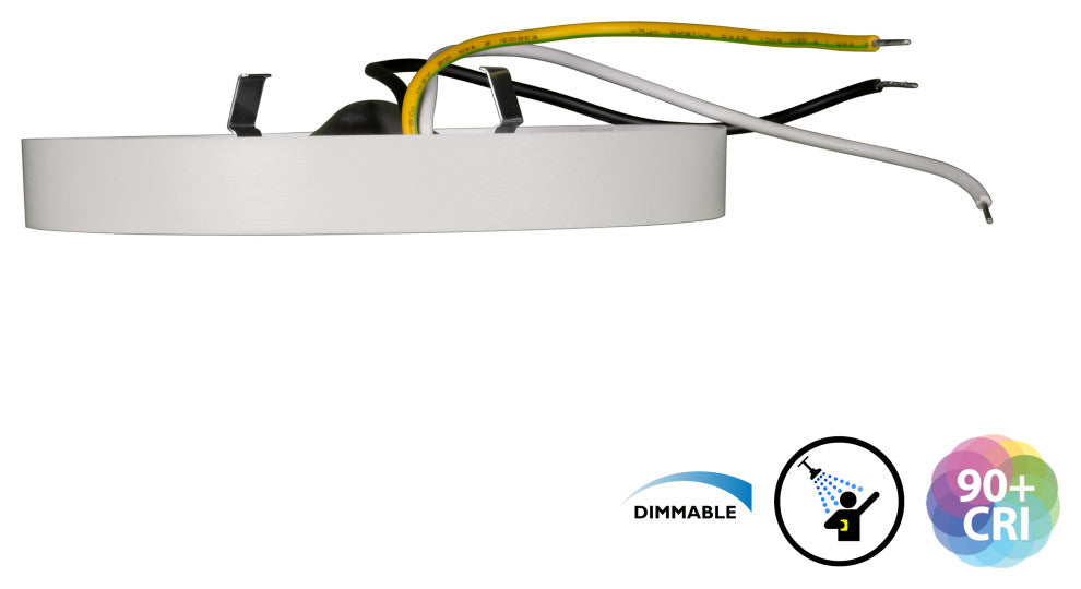 DSE5 Round 5" Edge-Lit LED Surface Mount Downlight, 4000k