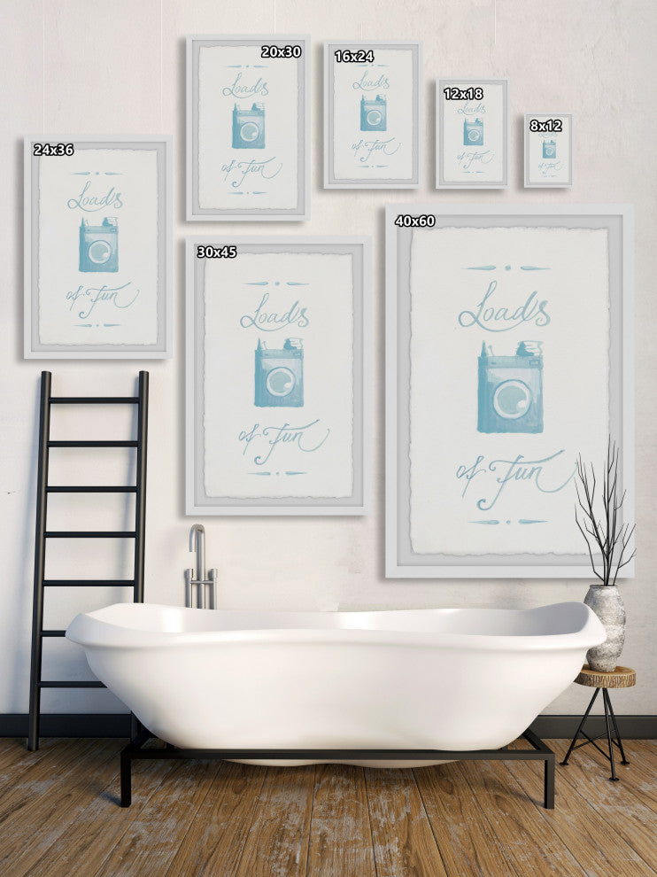 "Loads of Fun" Framed Painting Print, 30x45