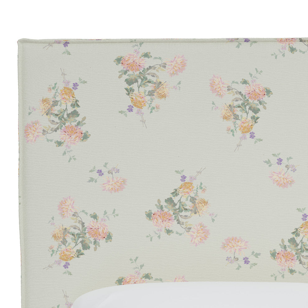 Rachel Ashwell Slipcover Headboard, Sc Dancing Dahlia Yellow, California King