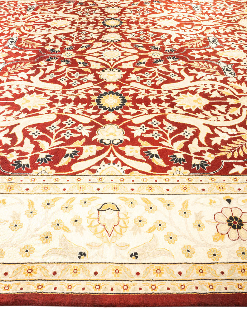Mogul, One-of-a-Kind Hand-Knotted Area Rug Red, 9'3"x12'2"
