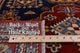 Geometric Super Kazak Handmade Rug 4' 2" X 6' 1" Q10921