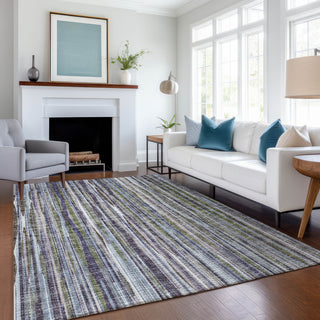 Premium Machine Washable Mayfield AMF31 Plum 10' x 14' Rug