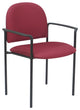 Office Factor Side Waiting Room Guest Chair Stackable With Arms