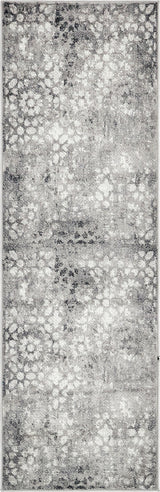 Unique Loom Dark Gray Larvotto Sofia 2' 0 x 6' 7 Runner Rug