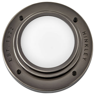 Hinkley Lighting 32704 Porte 7"W LED Flush Mount Bowl Ceiling - Black Oxide