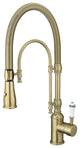 Antique Kitchen Faucet with Pull Down Sprayer