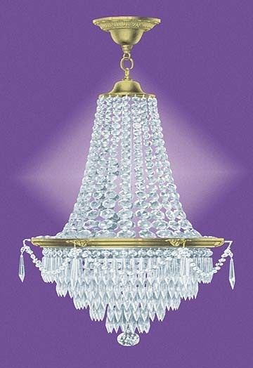 Fancy Chandelier- Fine Art Giclee Print 24" x 36"