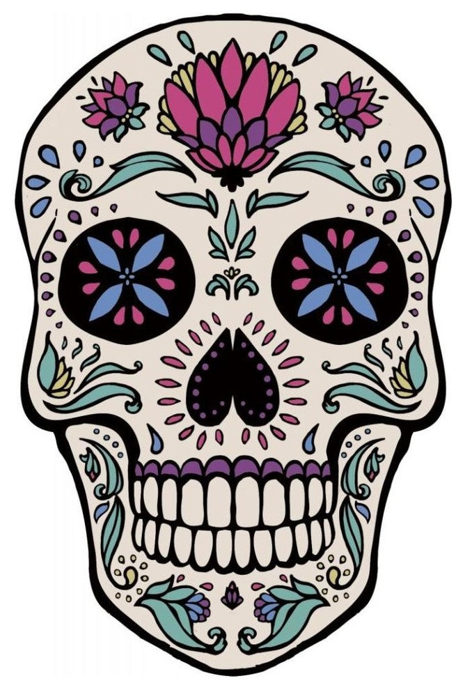 "Sugar Skull II" Digital Paper Print by Janelle Penner, 33"x46"