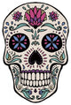 "Sugar Skull II" Digital Paper Print by Janelle Penner, 33"x46"