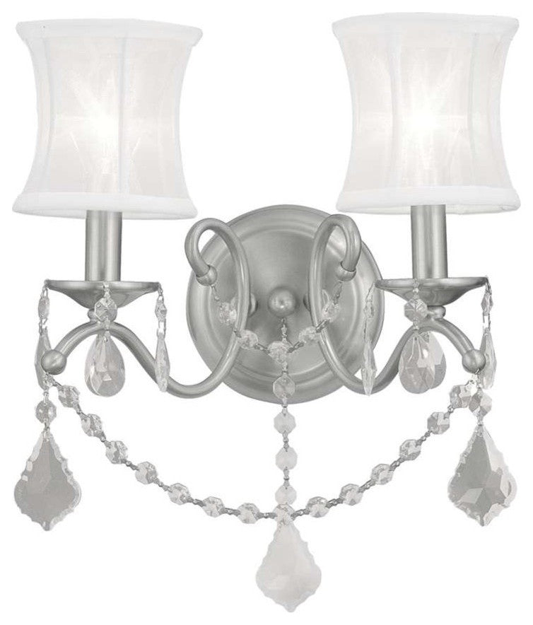 Newcastle Wall Sconce, Brushed Nickel