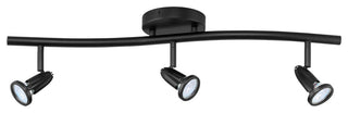Cobra LED Wall or Ceiling Spotlight Bar in Black