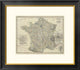 "France, 1861" Framed Digital Print by Alexander Keith Johnston, 26x23"