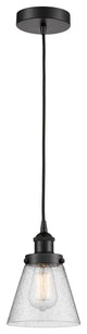 Innovations 616-1PH-BK-G64-LED 1-Light Mini Pendant, Matte Black