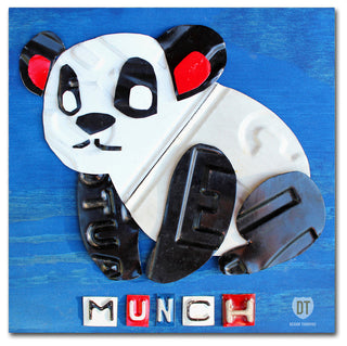 "Munch the Panda" Canvas Art by Design Turnpike