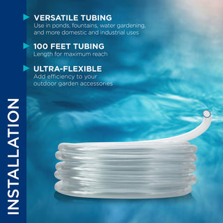 Alpine Wall PVC Clear Tubing, 4.72"Tall